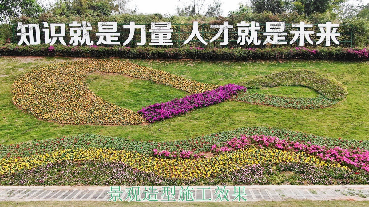 广州黄埔九龙大道市政花海设计园林工程