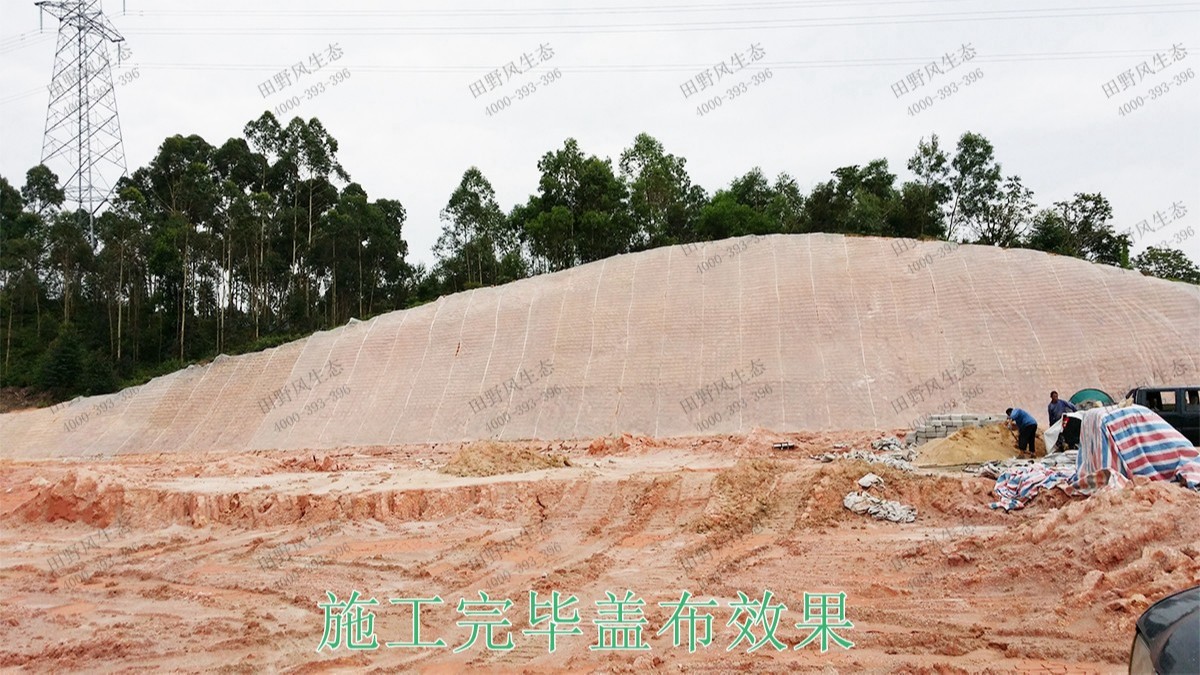 赣深铁路广东段铁路边坡绿化工程