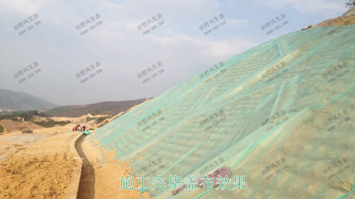 施工完毕盖布效果