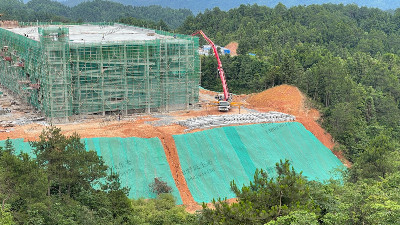 榕江县益豚生态农业有限公司边坡复绿二期工程施工进场