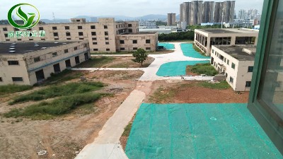 热烈庆祝广州星河湾客土喷播复绿工程圆满验收